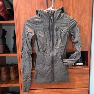 Lululemon Reversible Women's Gray/green Hooded Jacket